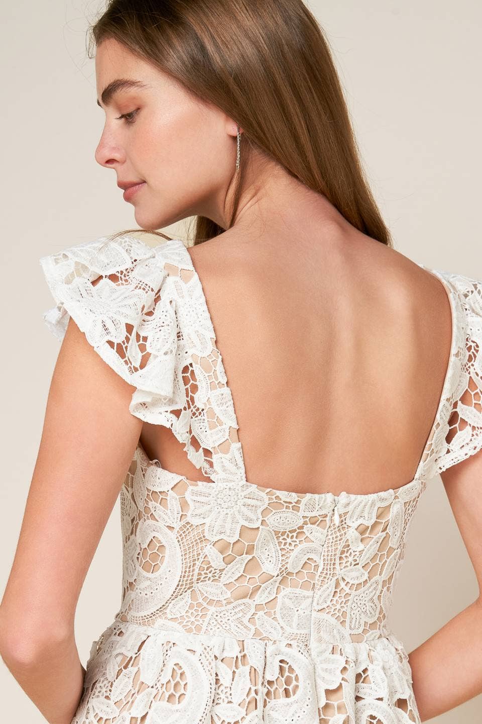 Ronnie Lace Midi Dress